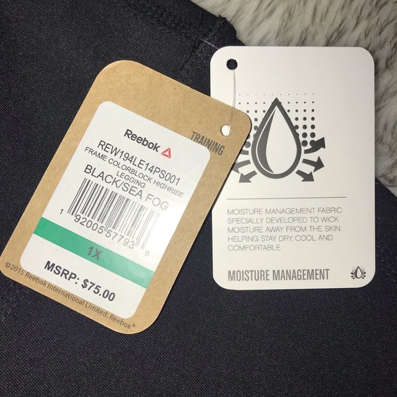 REEBOK Frame ColorBlock High Rise Legging Plus - Picture 5 of 9